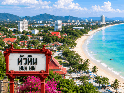 AI Illustration of Hua Hin seaside