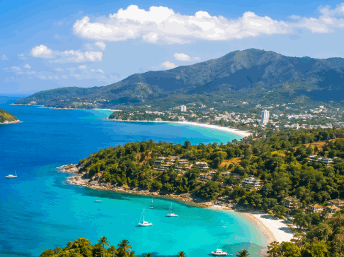 AI Illustration of Phuket scenery