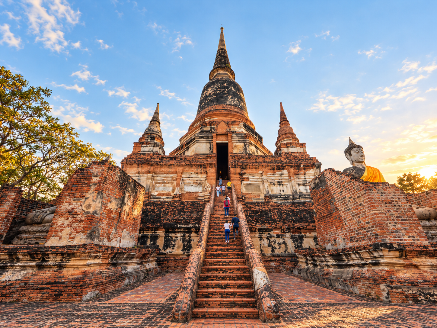 AI Illustration of Wat Yai Chai Mongkhon
