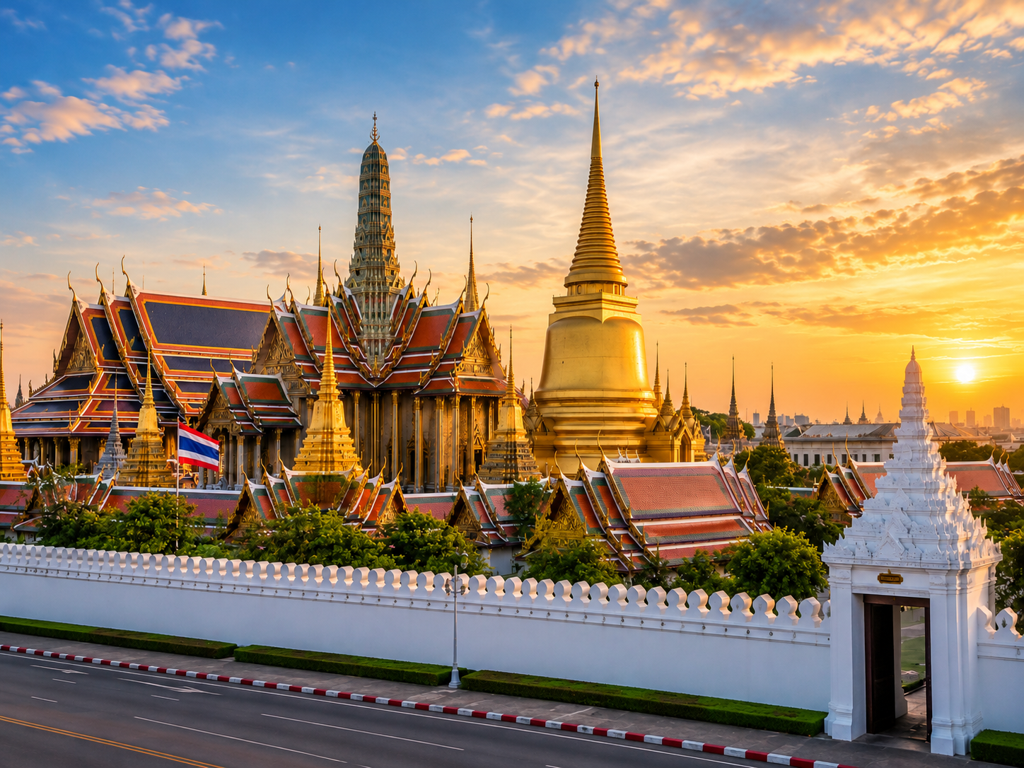 AI Illustration of Bangkok Heritage