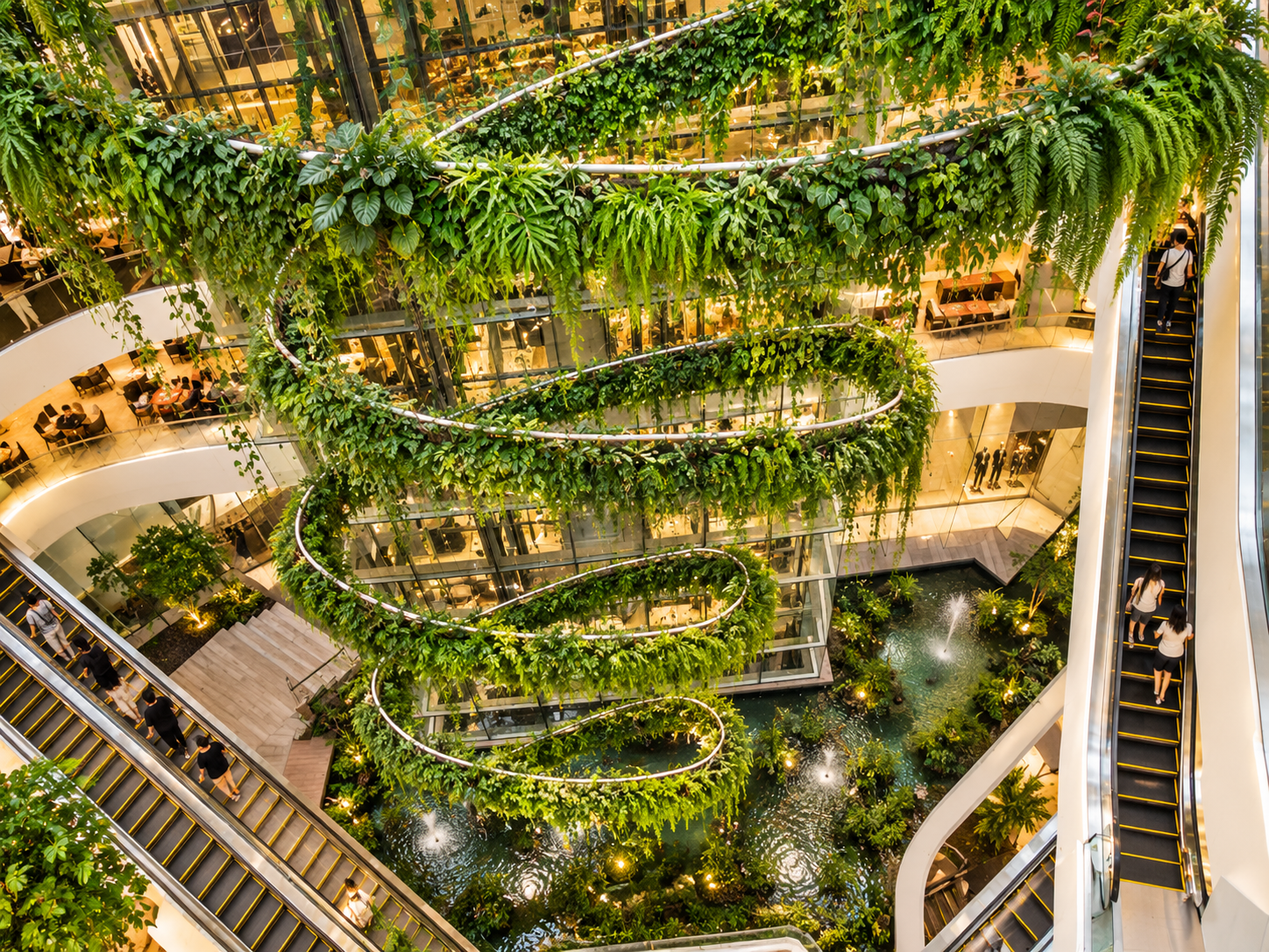 AI Illustration of Helix & Sky Garden