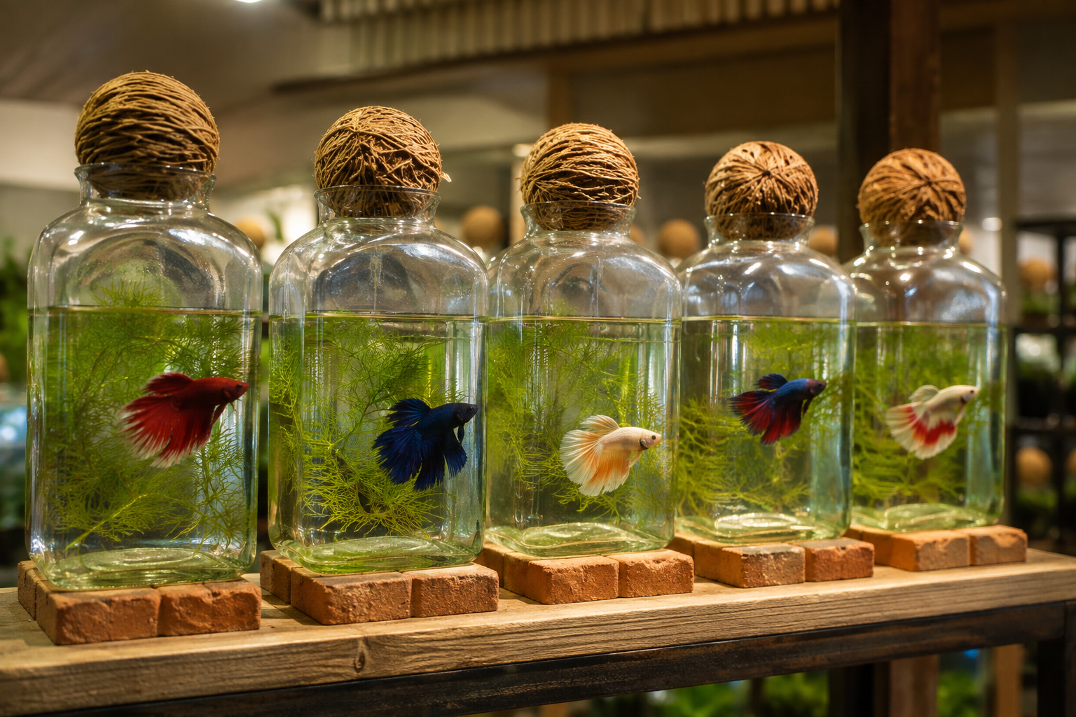 Illustration of Siamese Fighting Fish Gallery