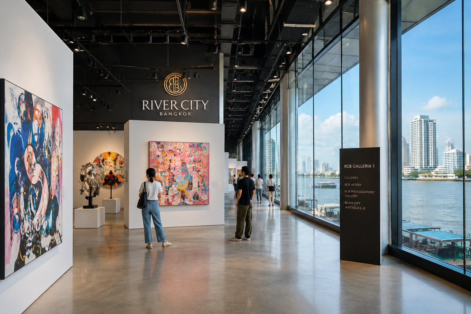 AI Illustration of River City Bangkok