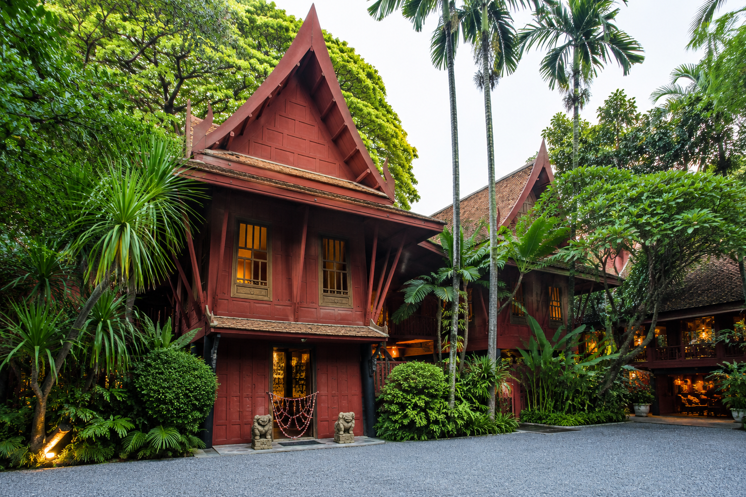 AI Illustration of Jim Thompson House
